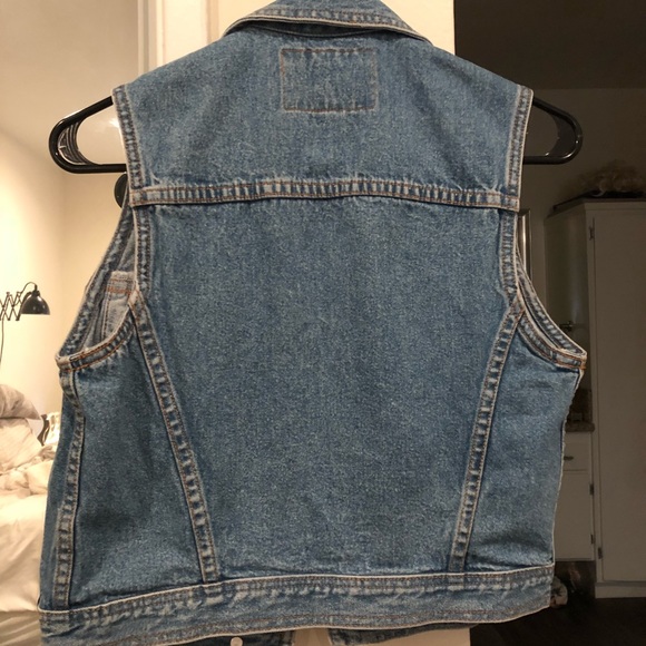 True Vintage 1990s Levi Demin Vest - Picture 3 of 3